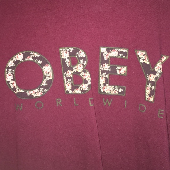 Obey Floral Graphic Tee - Picture 2 of 2
